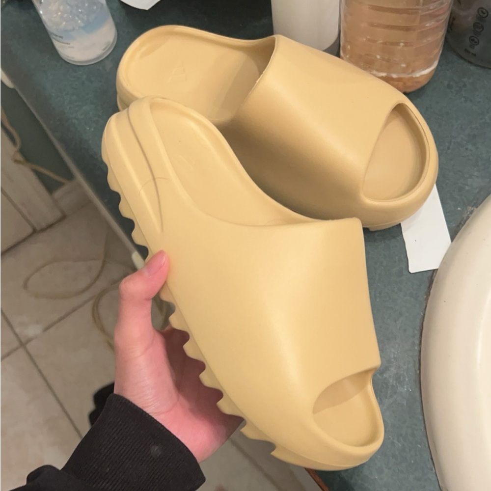 COPY - yeezy slides beige
